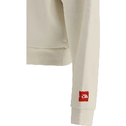 White Cotton Sweatshirt