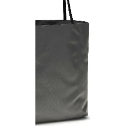 Gray Polyamide Shoulder Bag