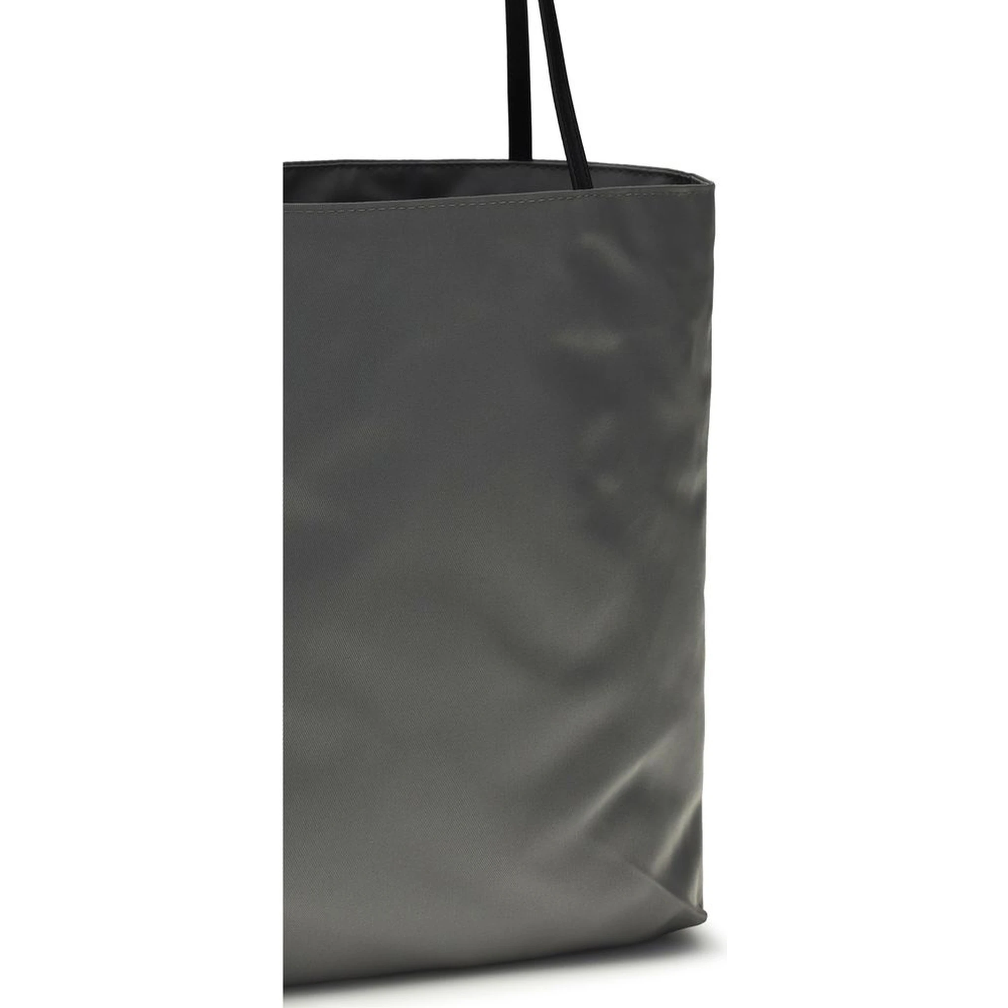 Gray Polyamide Shoulder Bag