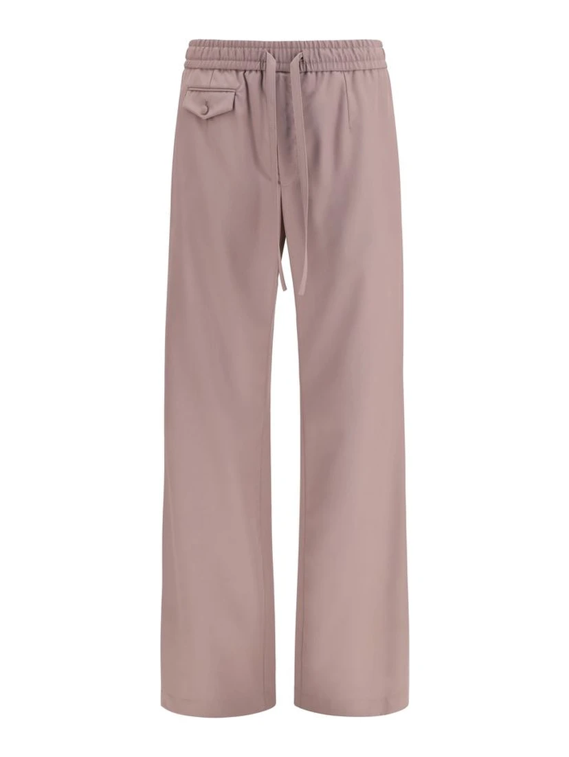 Brown Wool Oves Aries Joggers (Workout Pants)