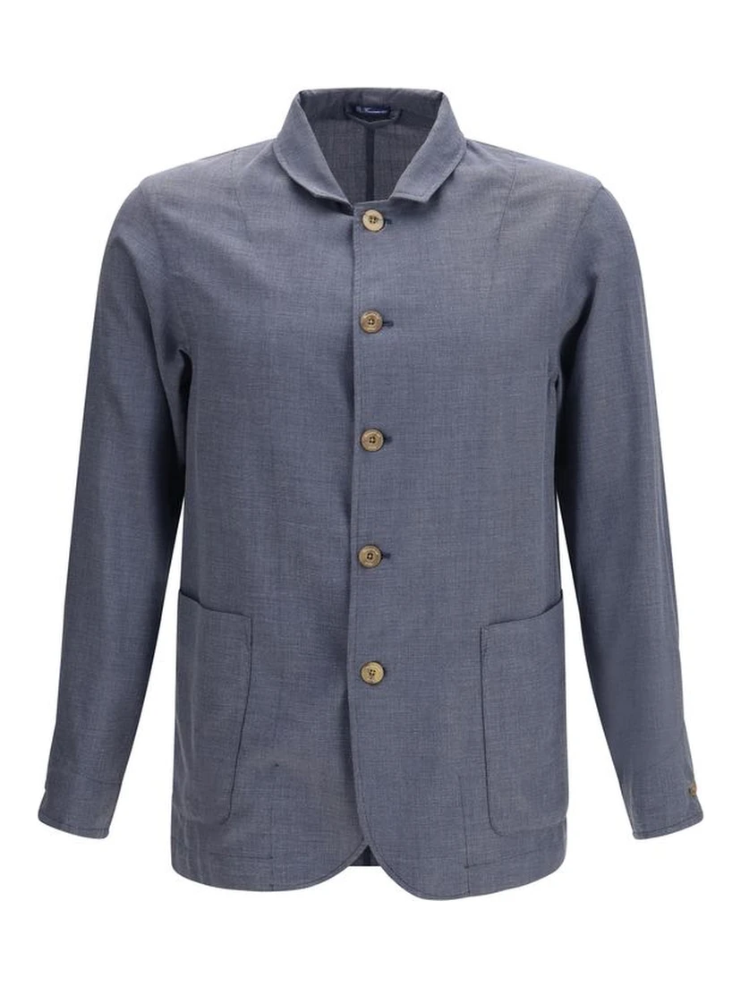 Gray Wool Oves Aries Jacket