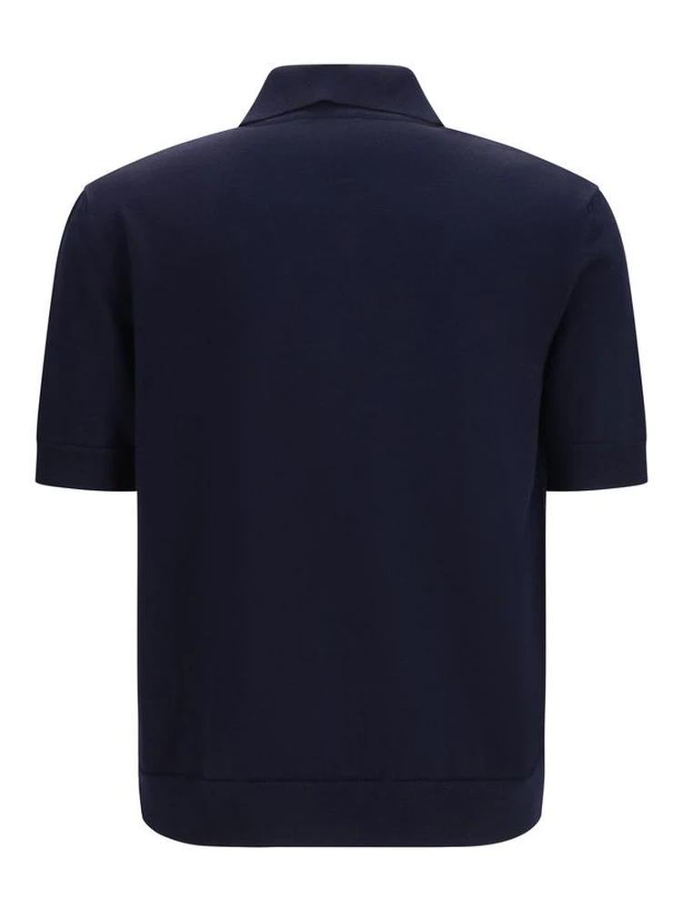Blue Wool Oves Aries Polo Shirt alternative