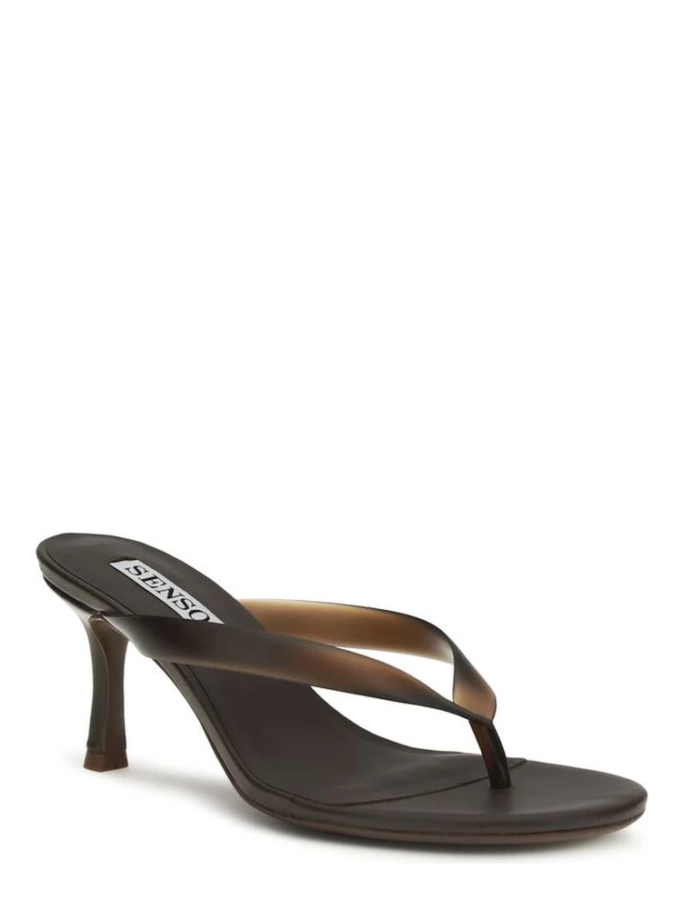 Brown Rubber Stiletto Heel Sandals alternative