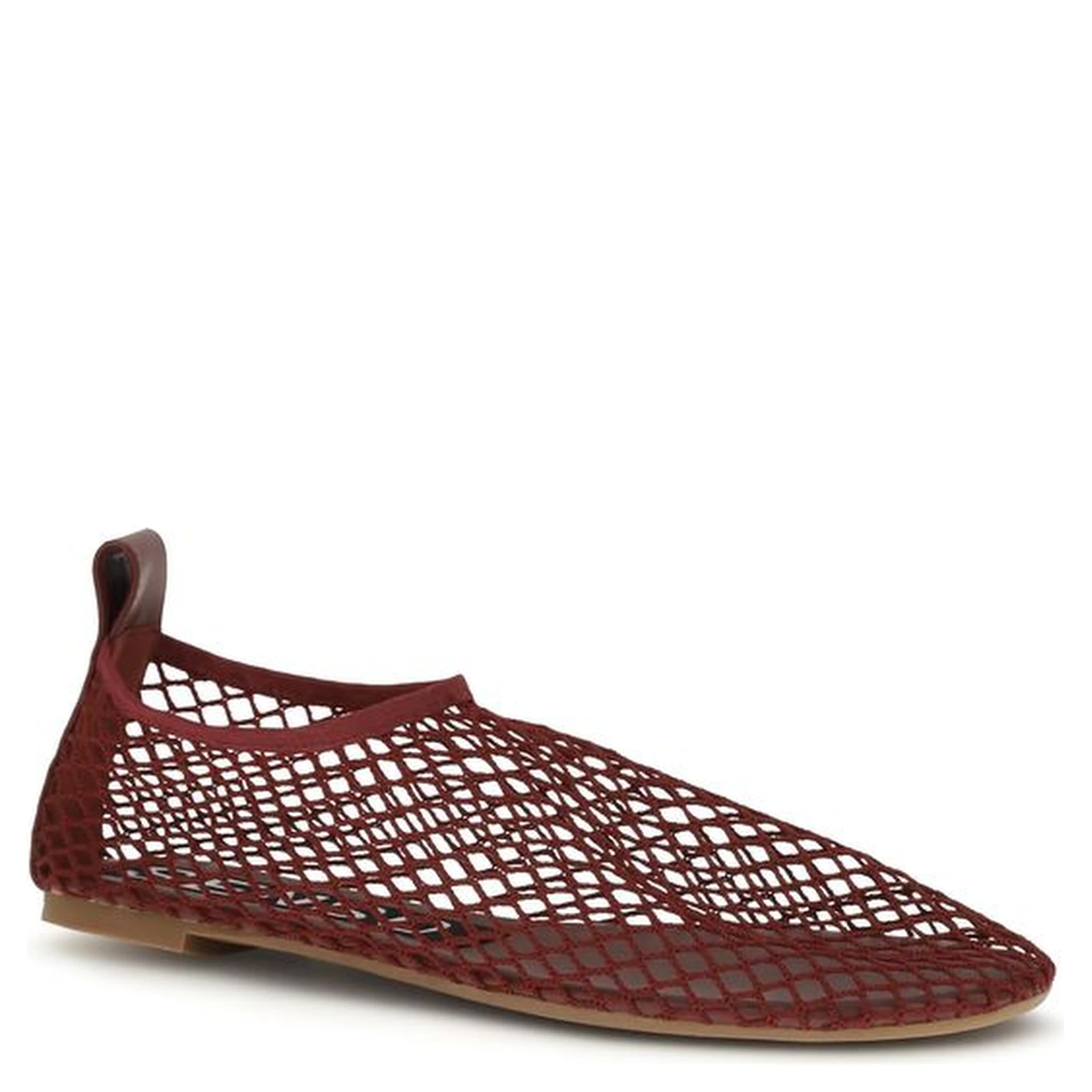 Bordeaux Rubber Ballet Flats