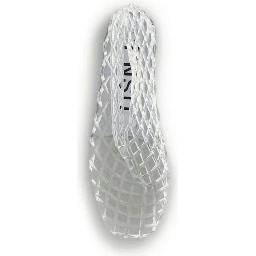 White Rubber Ballet Flats