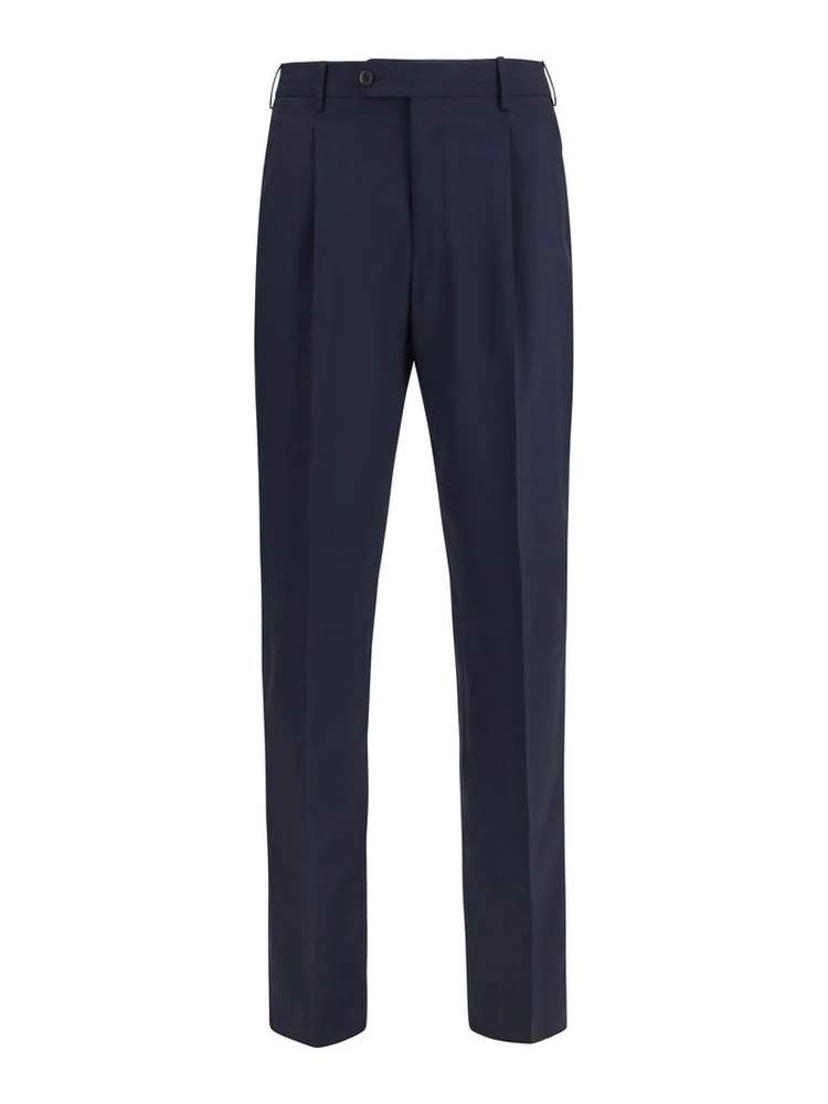 Blue Wool Oves Aries Casual Pants