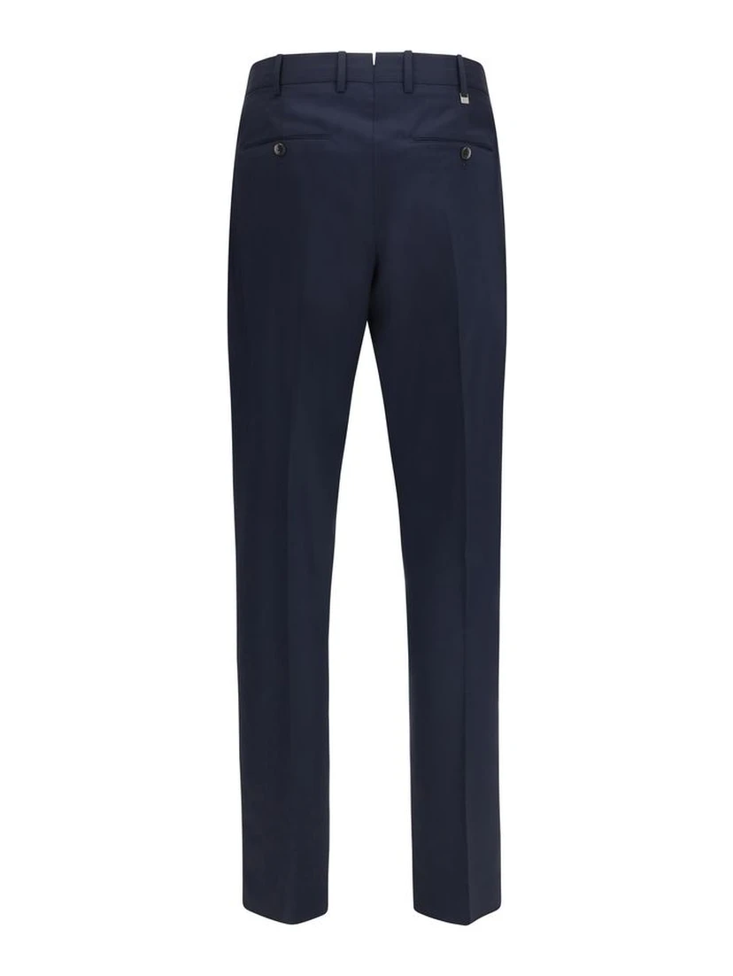 Blue Wool Oves Aries Casual Pants