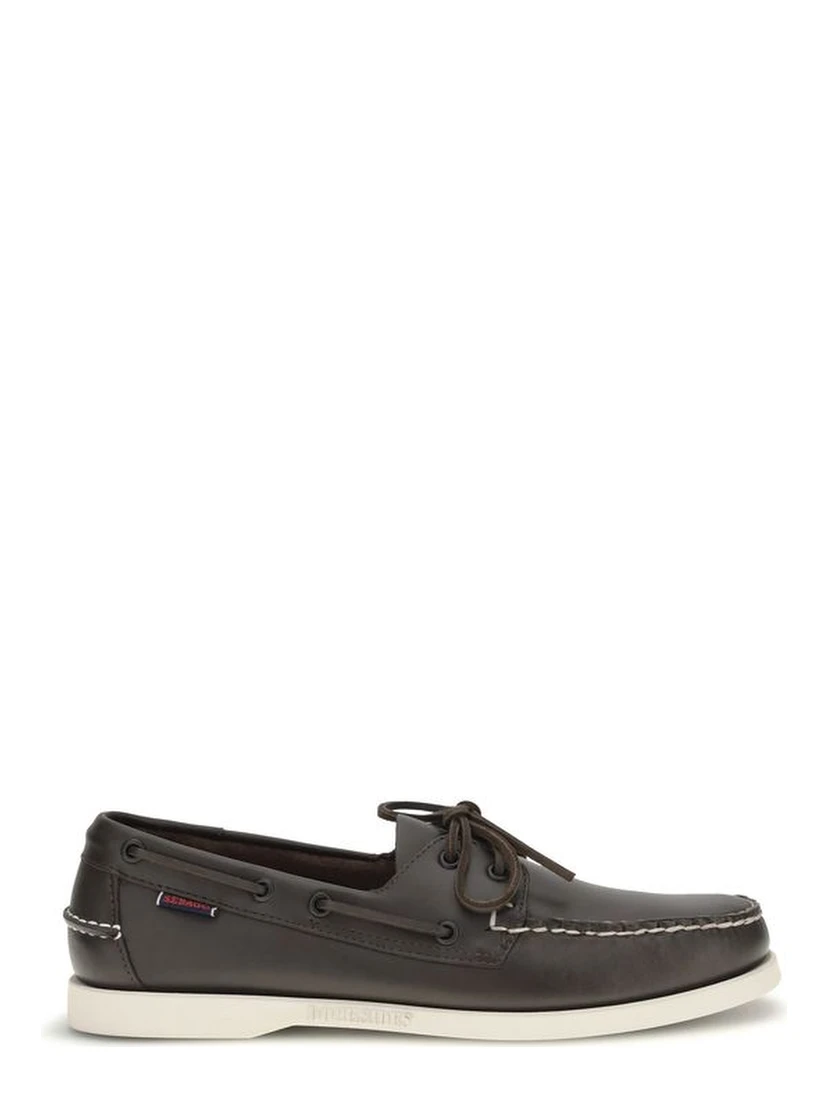 Brown Calf Leather Bos Taurus Slip-On Loafers