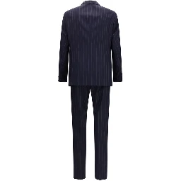 Blue Wool Oves Aries Two-Piece Suit