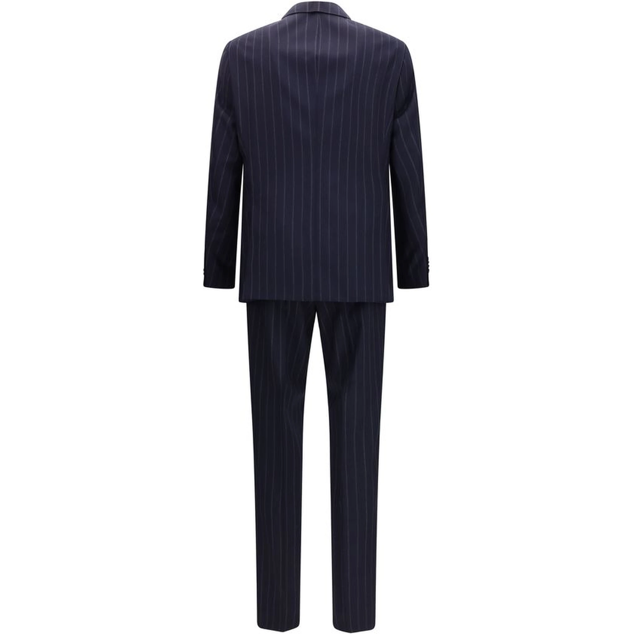 Blue Wool Oves Aries Two-Piece Suit