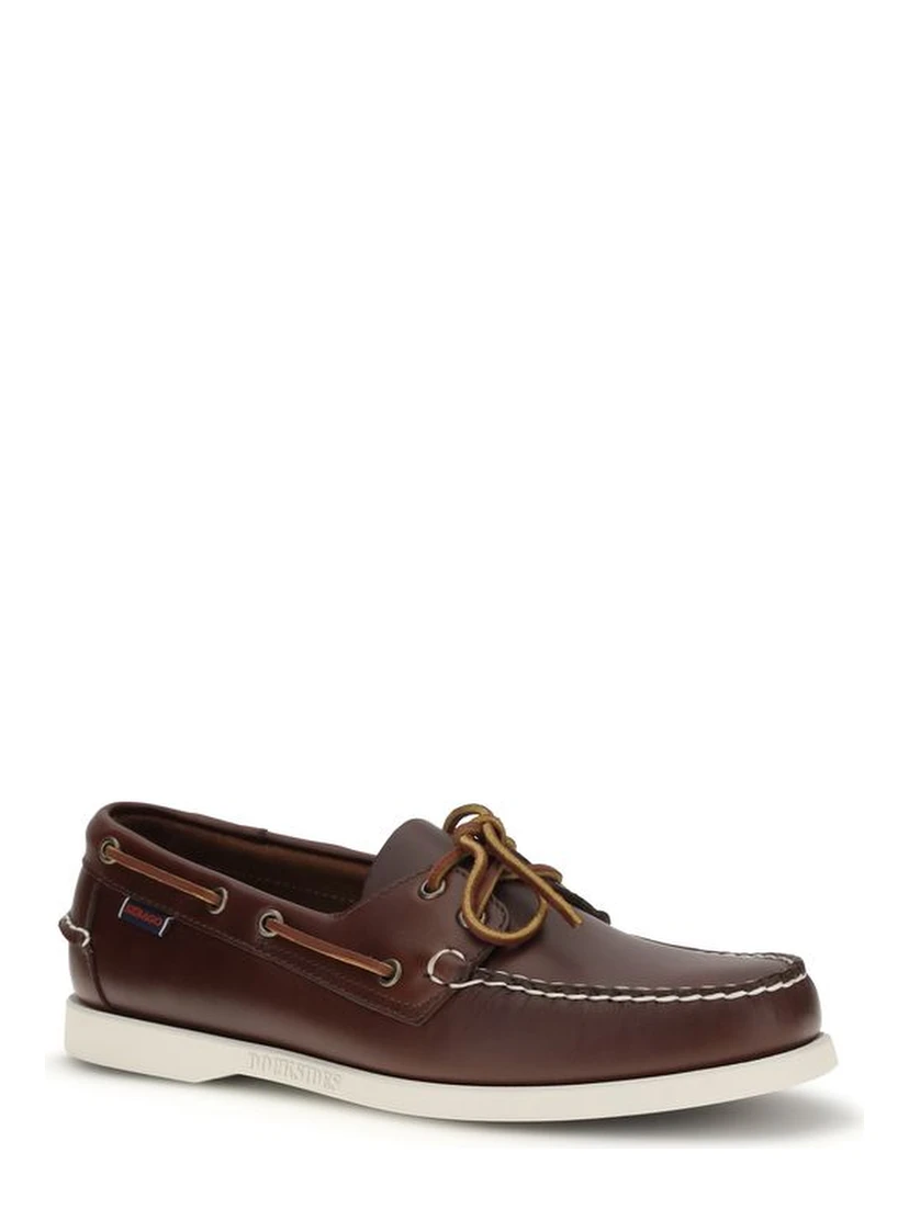 Brown Calf Leather Bos Taurus Slip-On Loafers