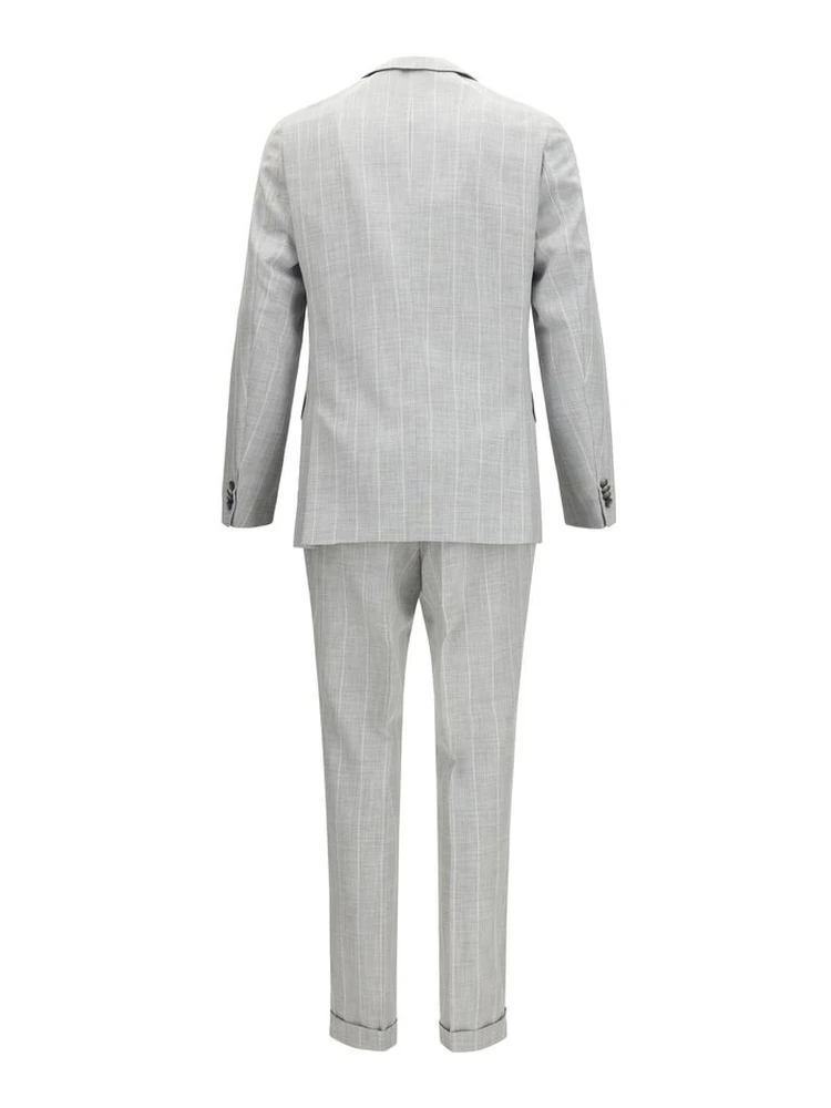 Gray Cotton Two-Piece Suit alternative