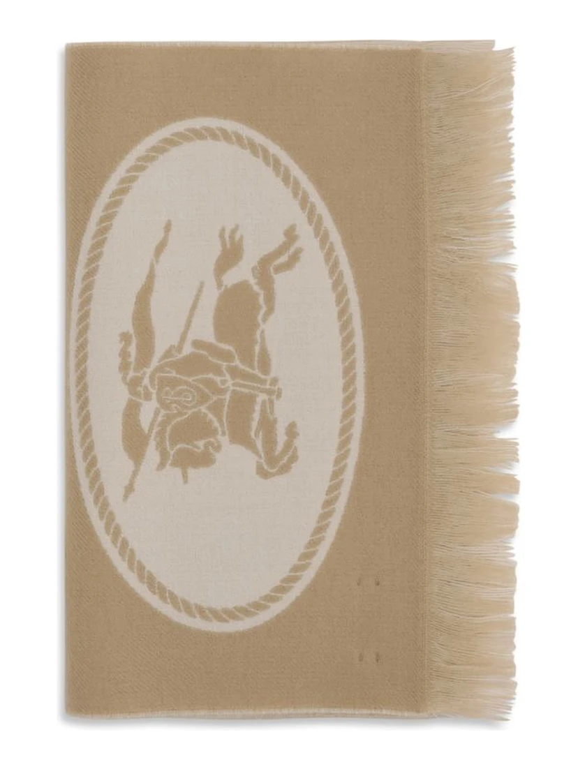 Beige Wool Oves Aries Scarf