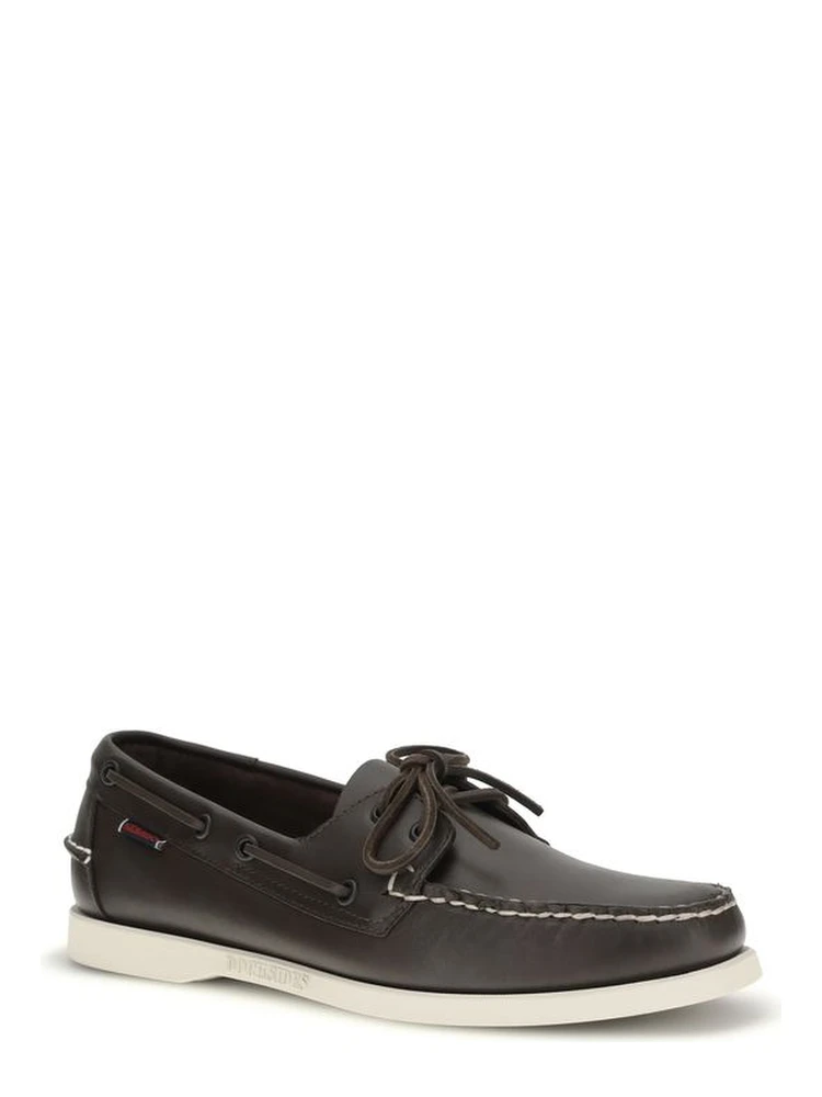 Brown Calf Leather Bos Taurus Slip-On Loafers alternative