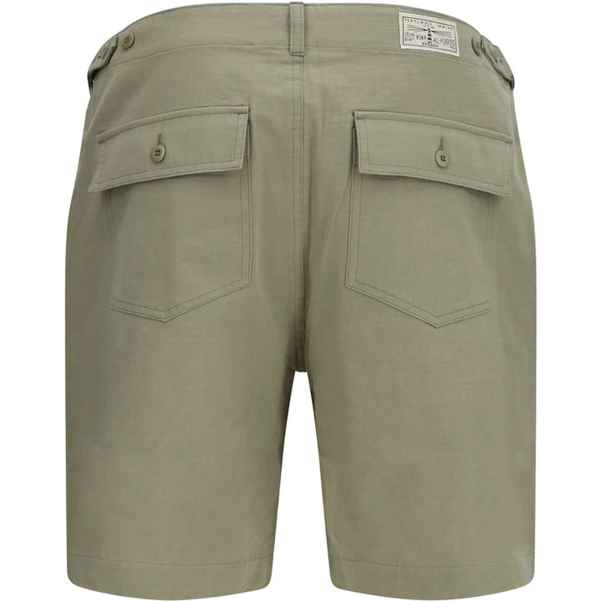 Bicolor Cotton Bermuda Shorts