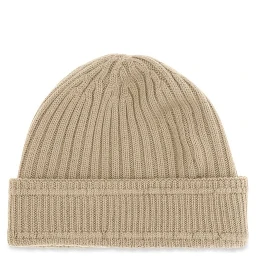 Beige Wool Oves Aries Beanie