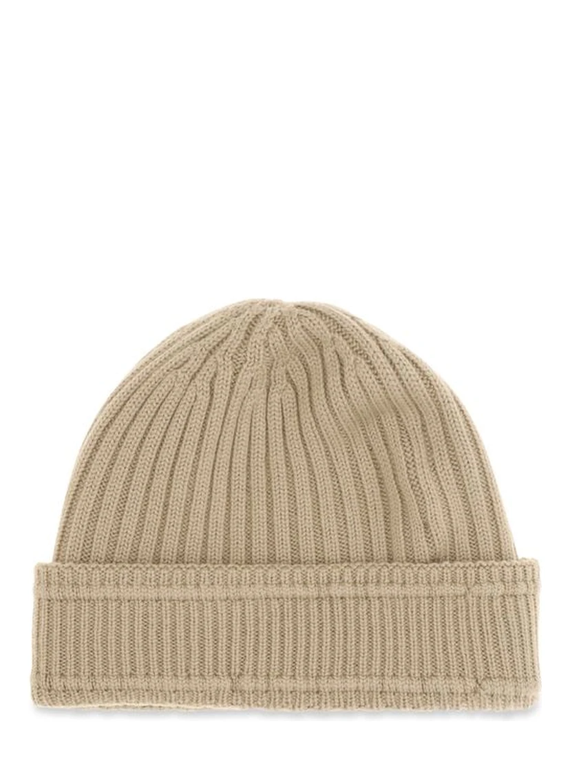 Beige Wool Oves Aries Beanie