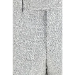 Gray Cotton Two-Piece Suit