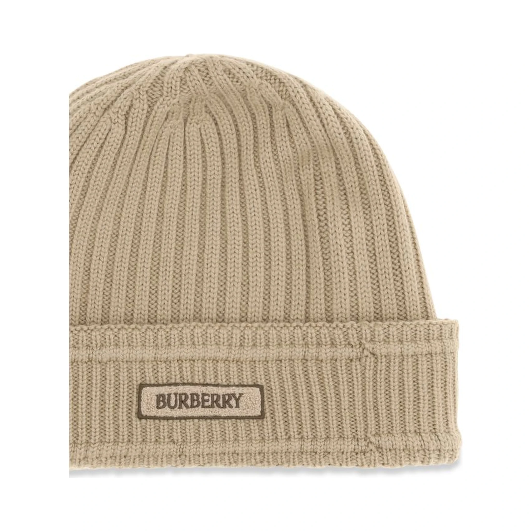Beige Wool Oves Aries Beanie