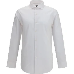 White Cotton Dress Shirt