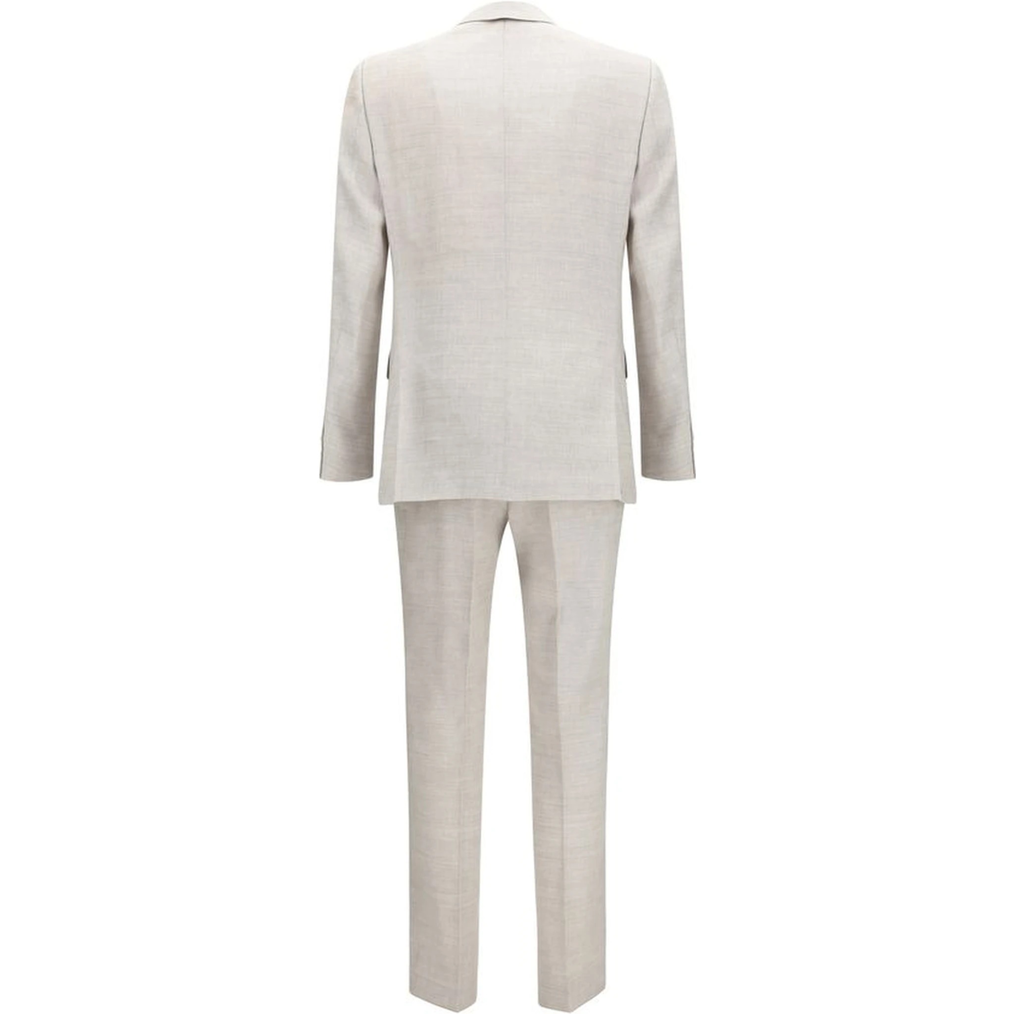 Gray Linen Two-Piece Suit