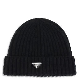 Black Wool Oves Aries Beanie