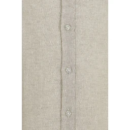 Beige Linen Dress Shirt