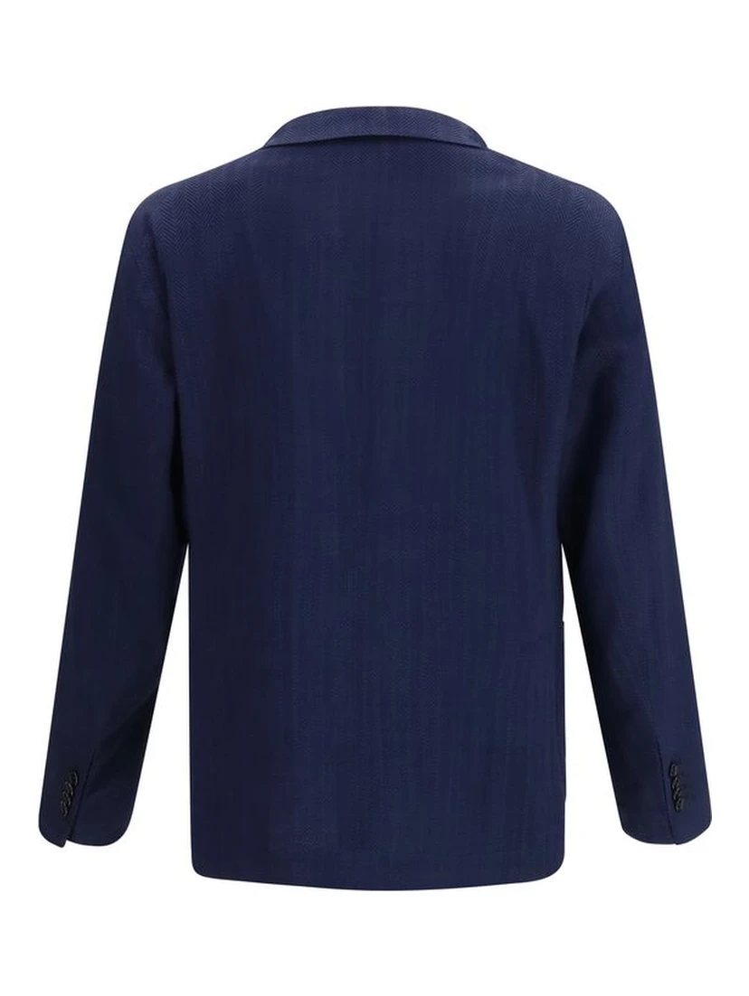 Blue Wool Oves Aries Blazer