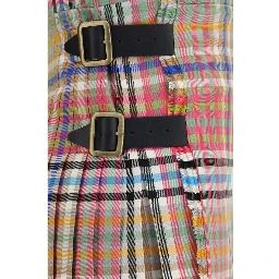 Multicolor Wool Oves Aries Mini Skirt