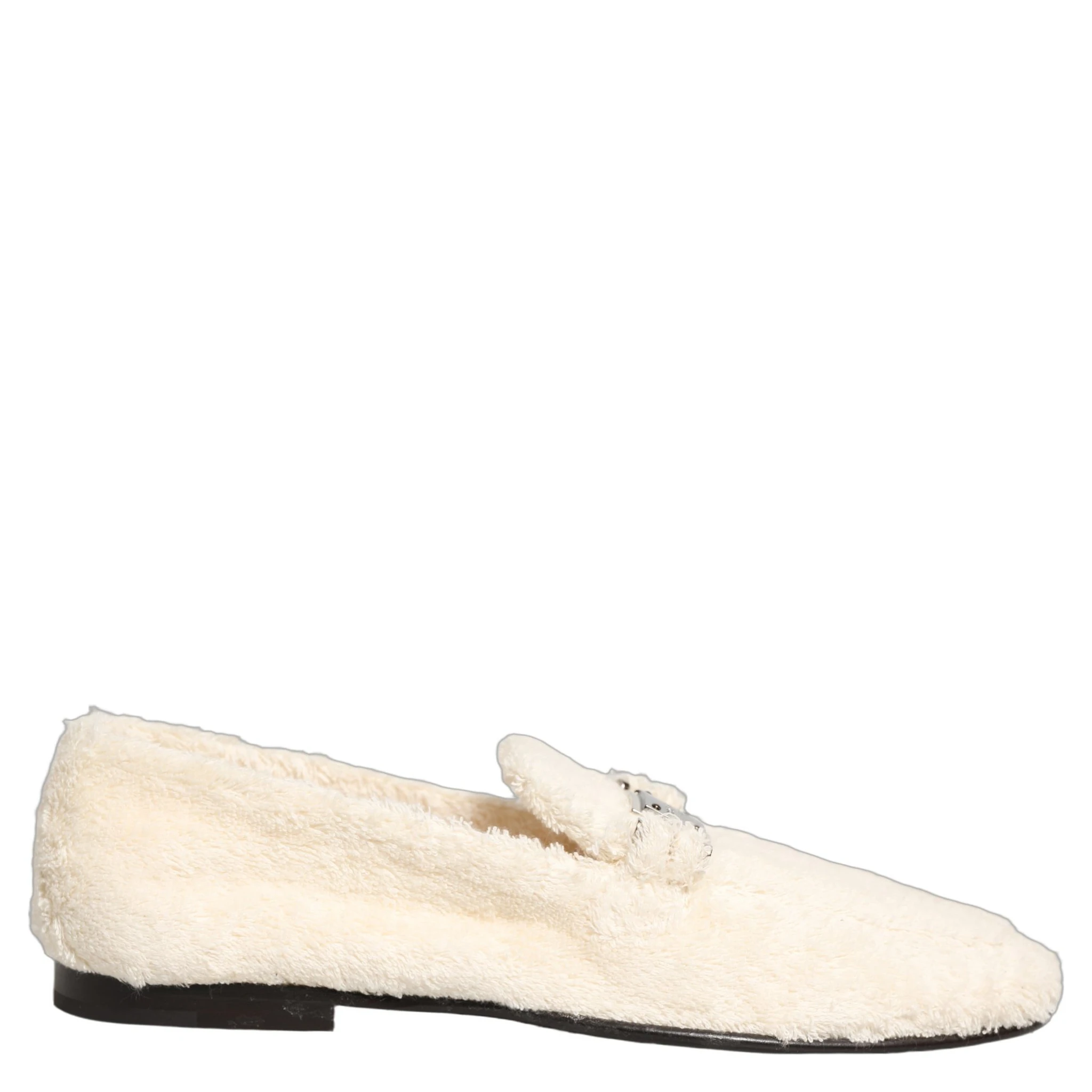 White Fur Shearling Men Dress Loafers Shoes