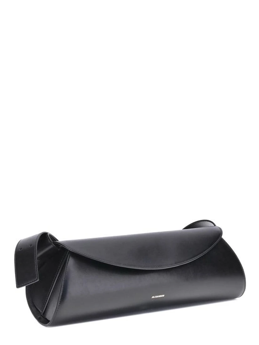 Black Calf Leather Bos Taurus Shoulder Bag