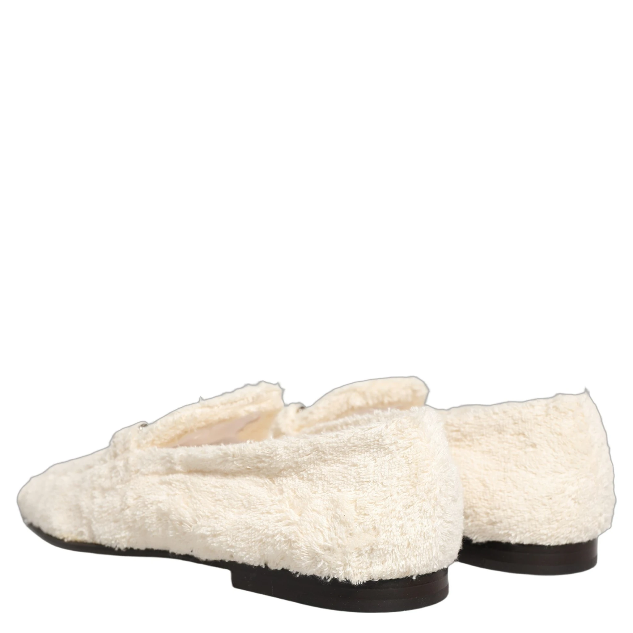White Fur Shearling Men Dress Loafers Shoes