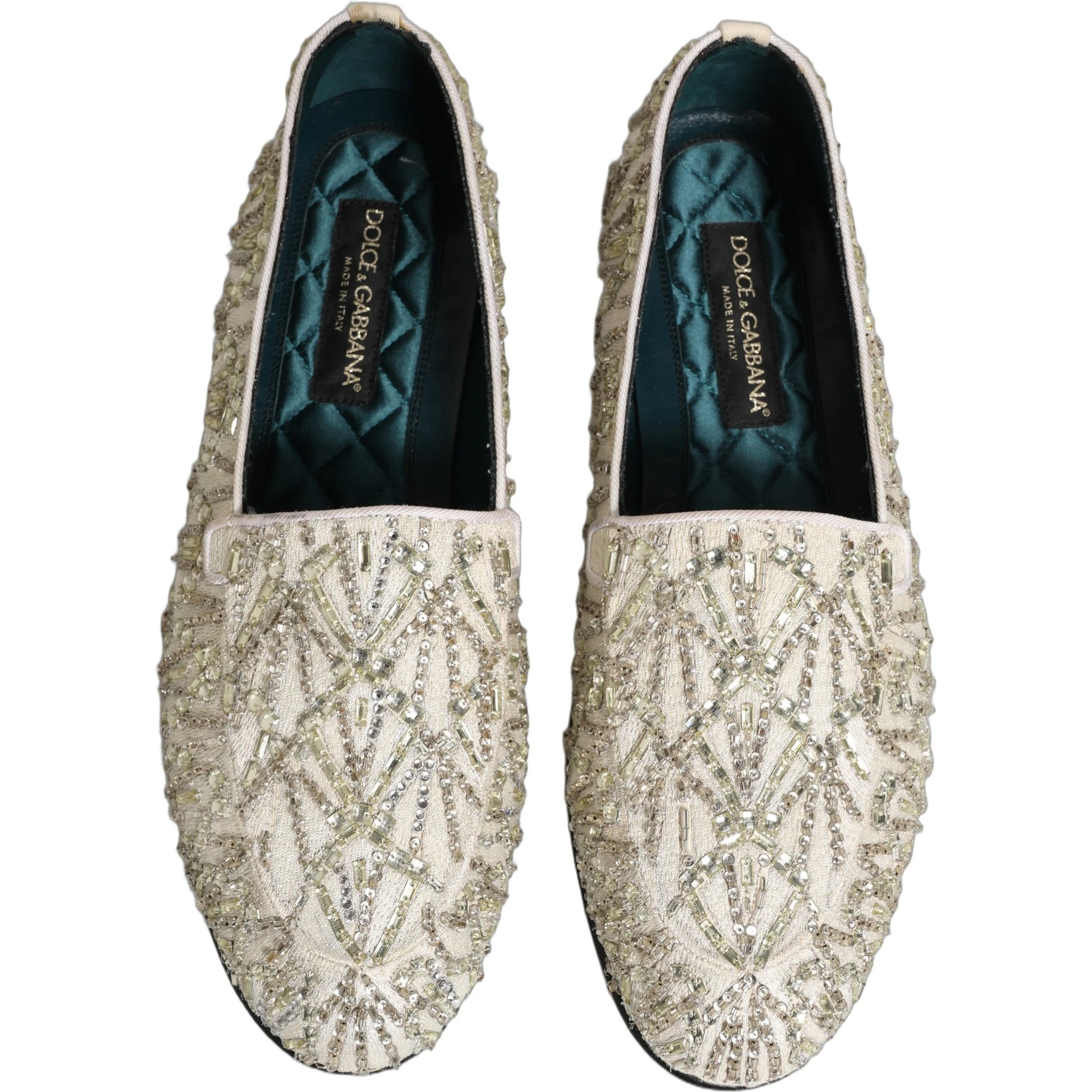 White Velvet Embroidered Dress Loafers Shoes