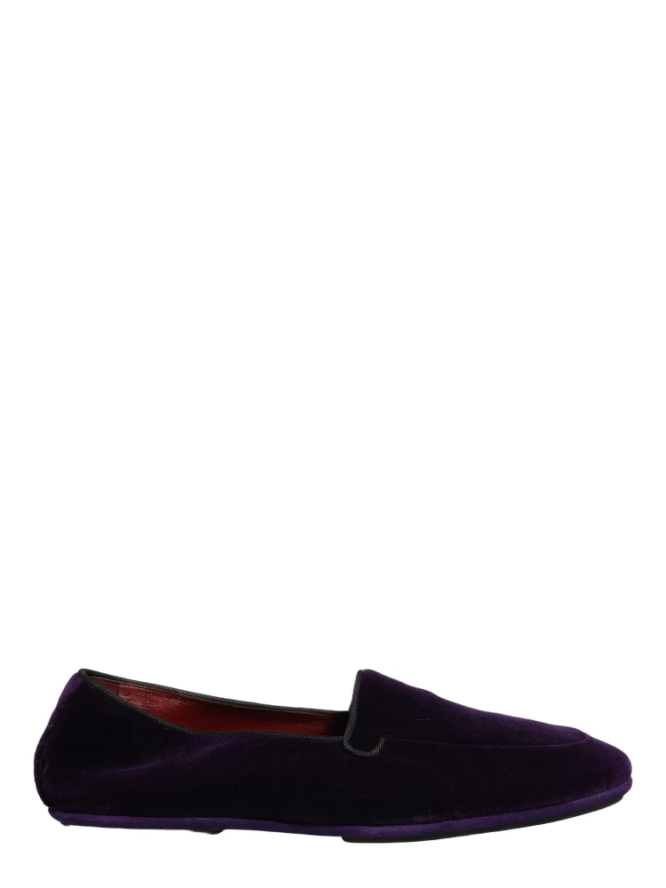 Violet Velvet Slip On Men Flats Loafers Shoes alternative