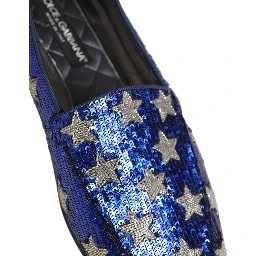 Multicolor Flag Sequin Dress Loafers Shoes