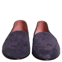 Violet Velvet Slip On Men Flats Loafers Shoes