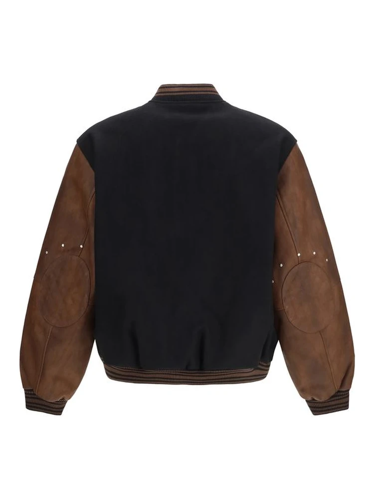 Black Wool Oves Aries Bomber alternative