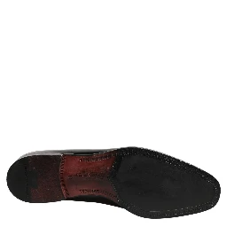 Black Patent Leather Men Dress Loafers Shoes