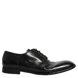 Black Leather Lace Up Derby Dress Formal Shoes