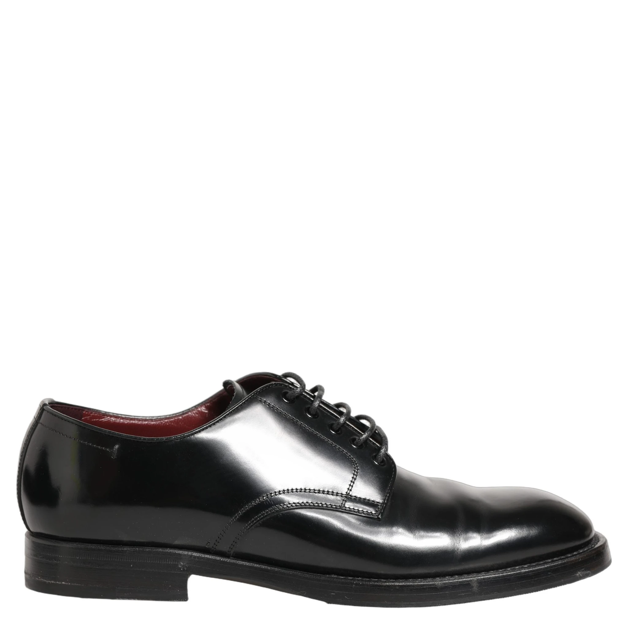 Black Leather Lace Up Derby Dress Formal Shoes