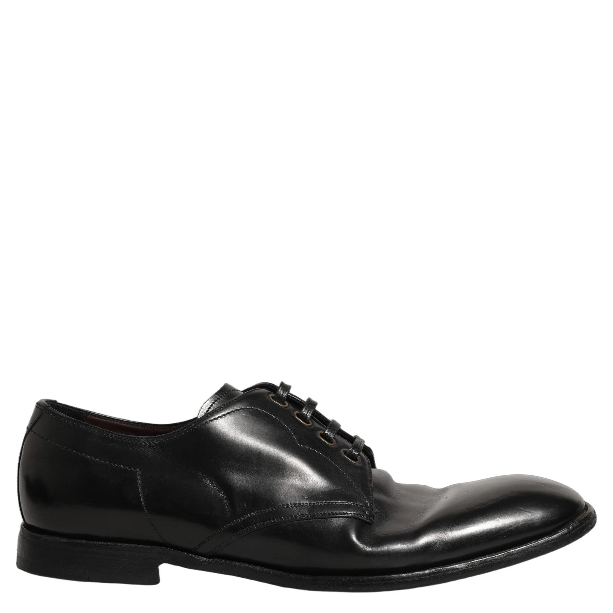 Black Leather Lace Up Derby Dress Formal Shoes