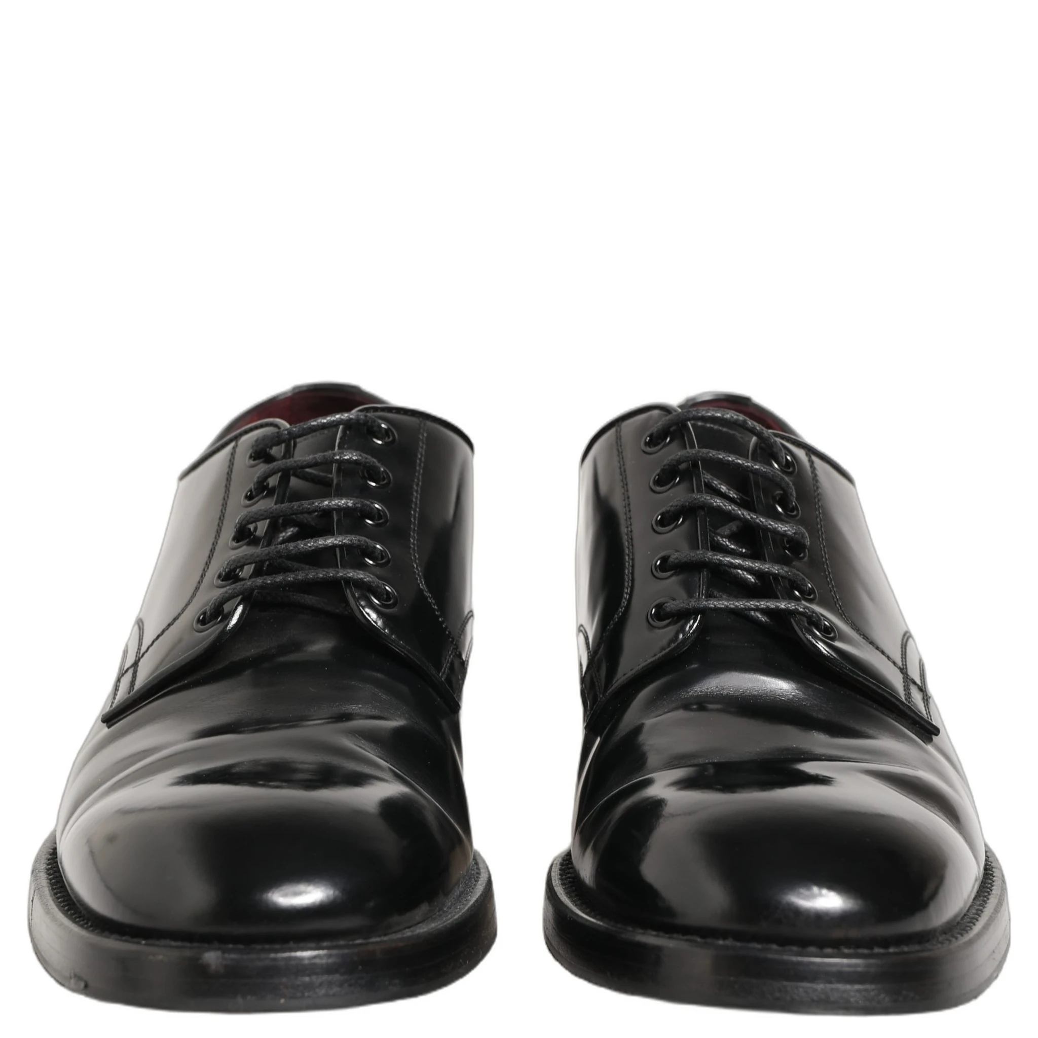 Black Leather Lace Up Derby Dress Formal Shoes
