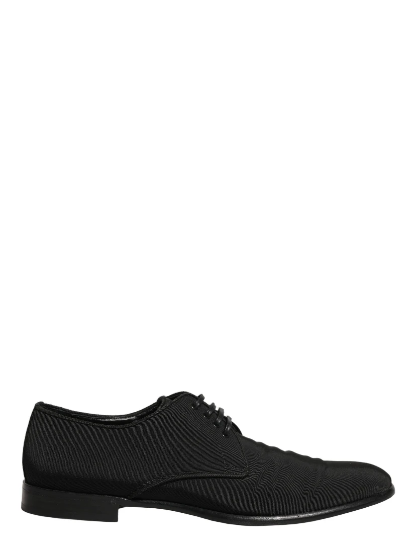 Black Suede Lace Up Derby Dress Formal Shoes