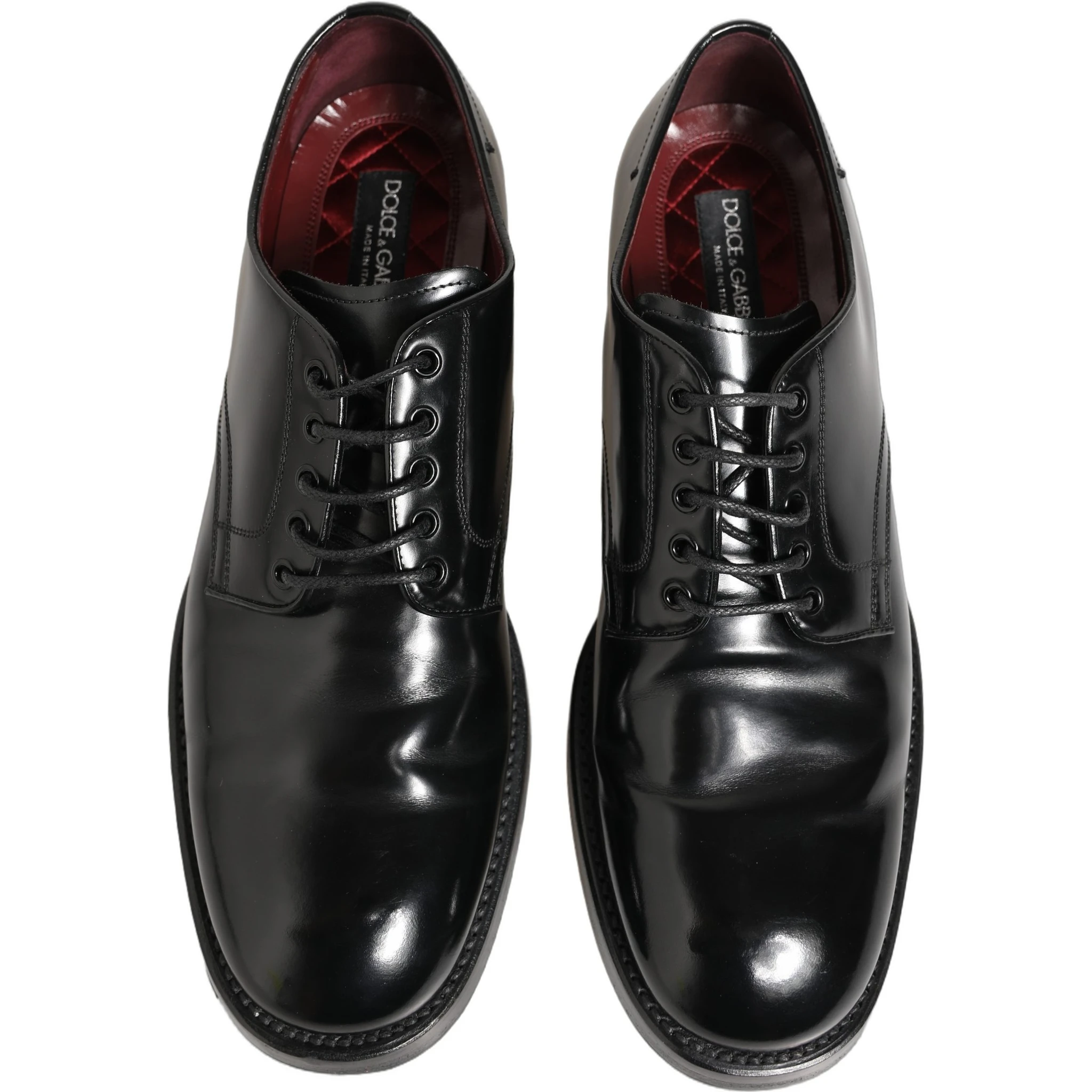 Black Leather Lace Up Derby Dress Formal Shoes