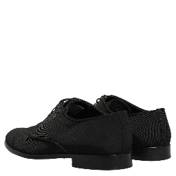 Black Suede Lace Up Derby Dress Formal Shoes