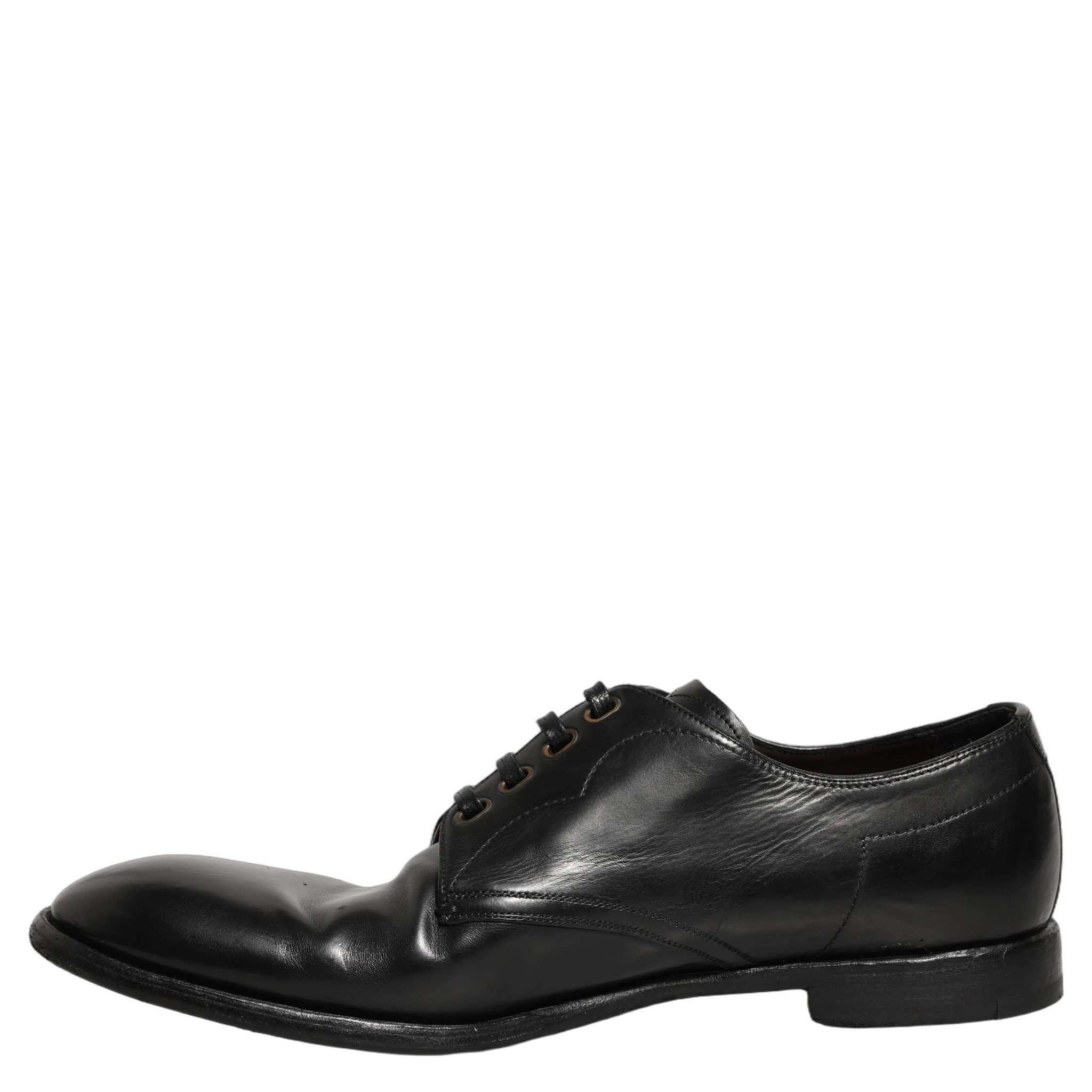 Black Leather Lace Up Derby Dress Formal Shoes