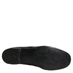 Black Leather Lace Up Derby Dress Formal Shoes
