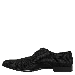 Black Suede Lace Up Derby Dress Formal Shoes