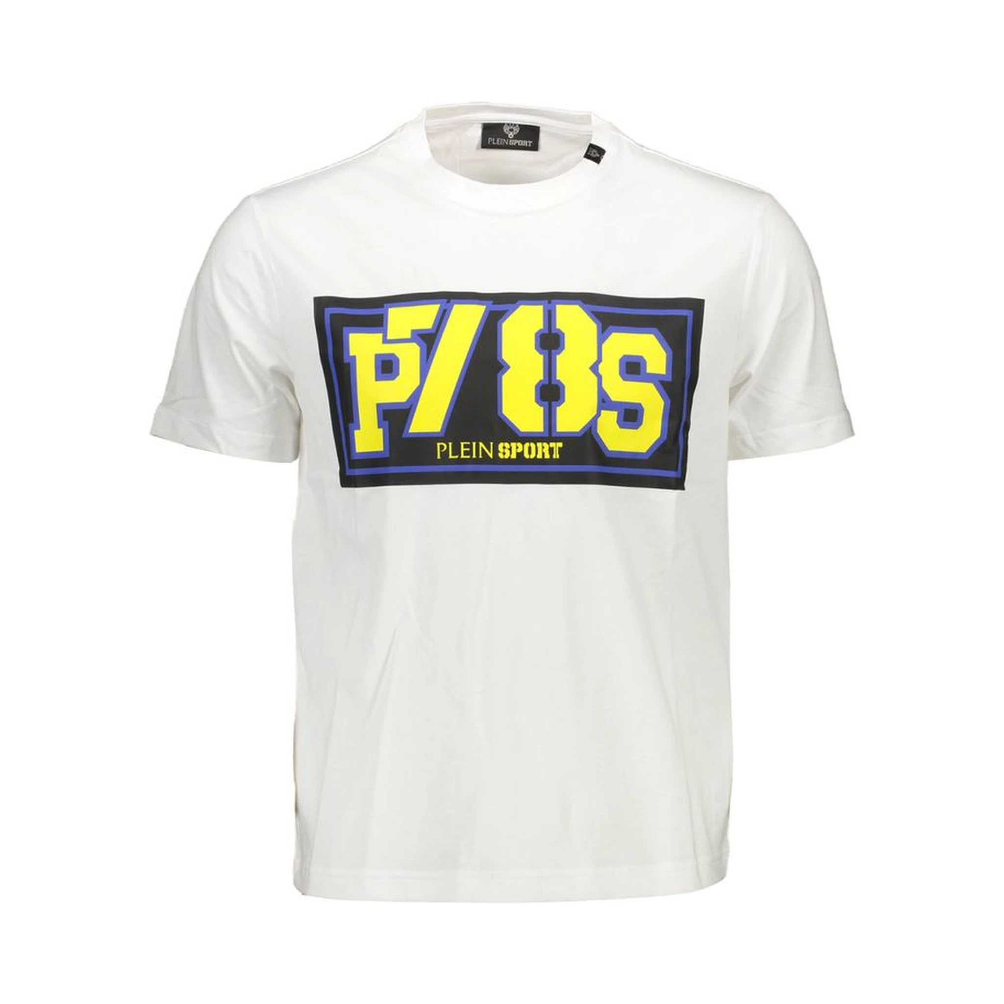 White Cotton Men T-Shirt