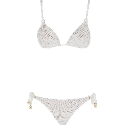 BIKINI TRIANGOLO LAME CROCHET